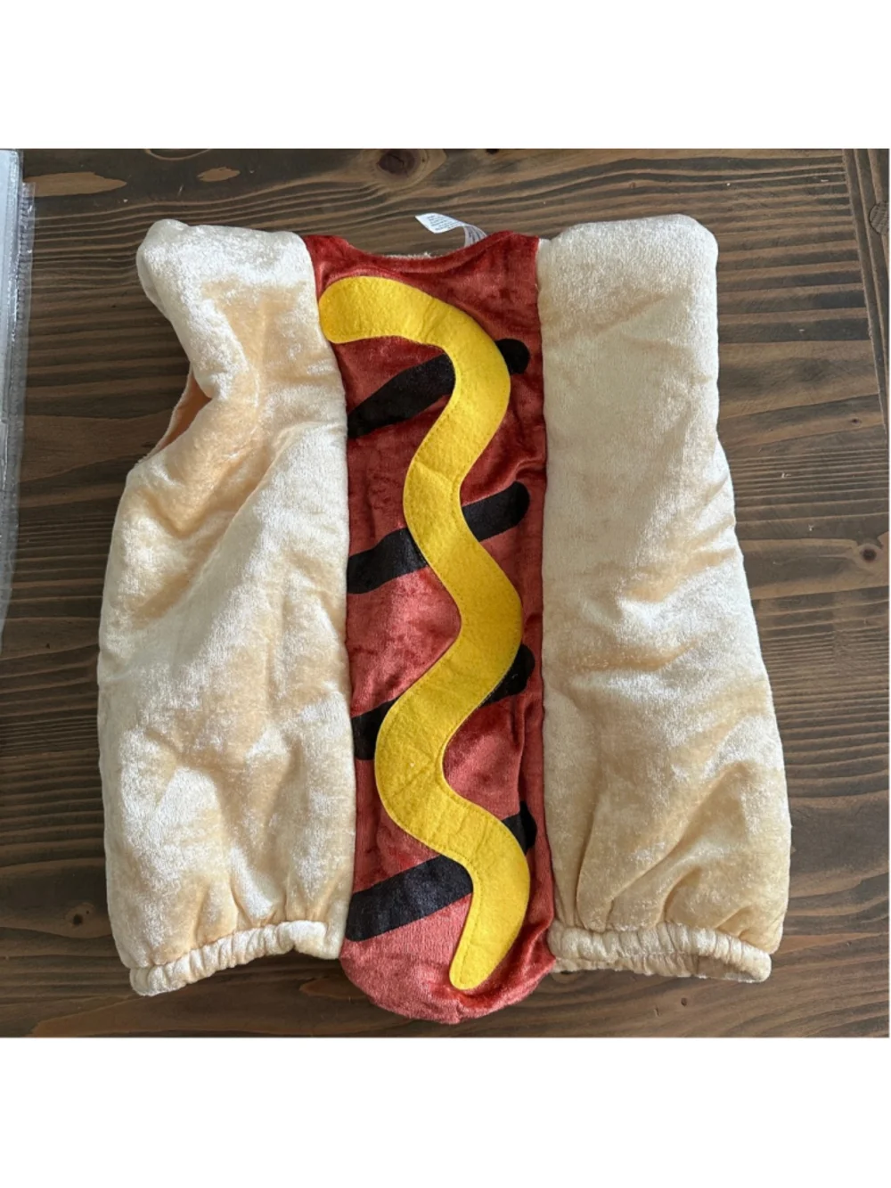 Baby Hot Dog Costume 6-12 Months Halloween Infant Tunic Hat Set
